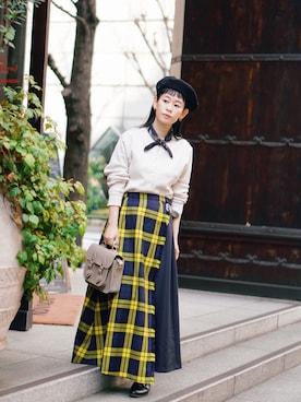 O'NEIL OF DUBLIN | ウーステッドウール コンビネーションロングフレア