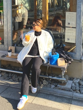 WEB限定】THERMORE ノーカラージャケットを使った人気ファッション