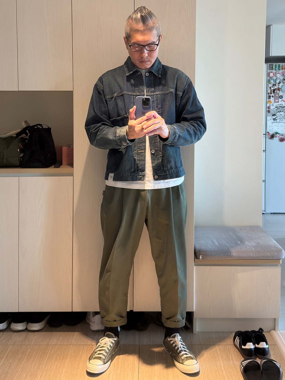 NEIGHBORHOODのスラックスを使った人気ファッションコーディネート - WEAR