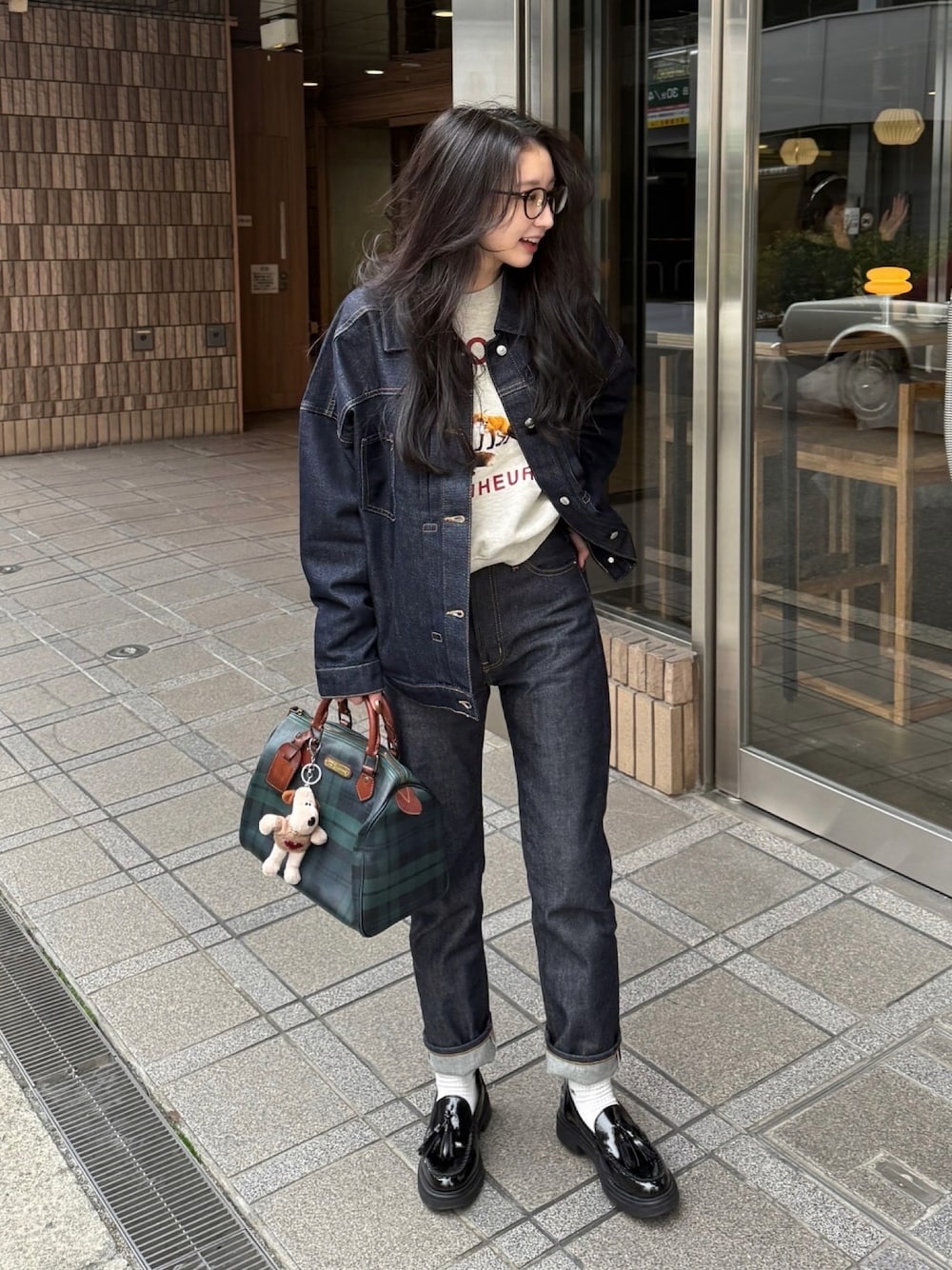 ZARAのアイテムを使った「デニムセットアップ」のレディース人気