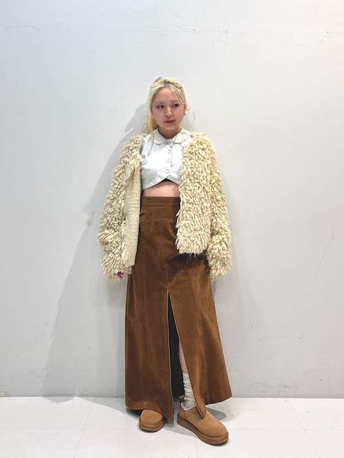 セール】ミックス ループ編み ニット ジャケット（ニット/セーター