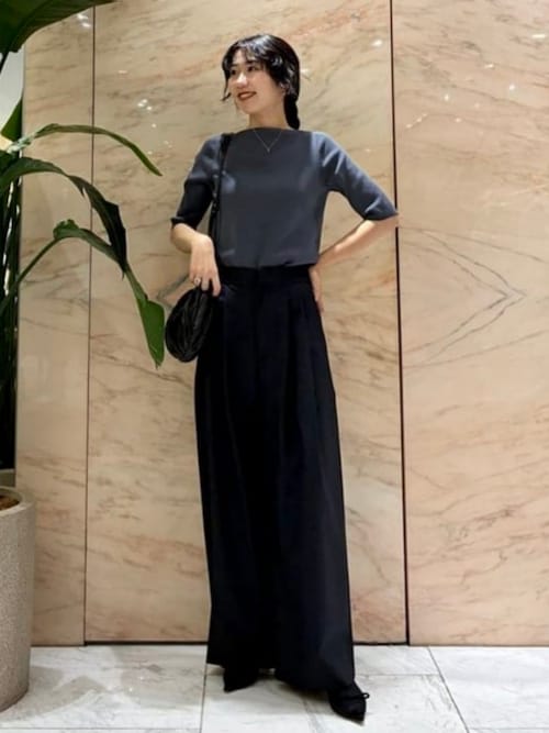 シンプル ボートネックニット .M（ニット/セーター）｜Demi-Luxe BEAMS