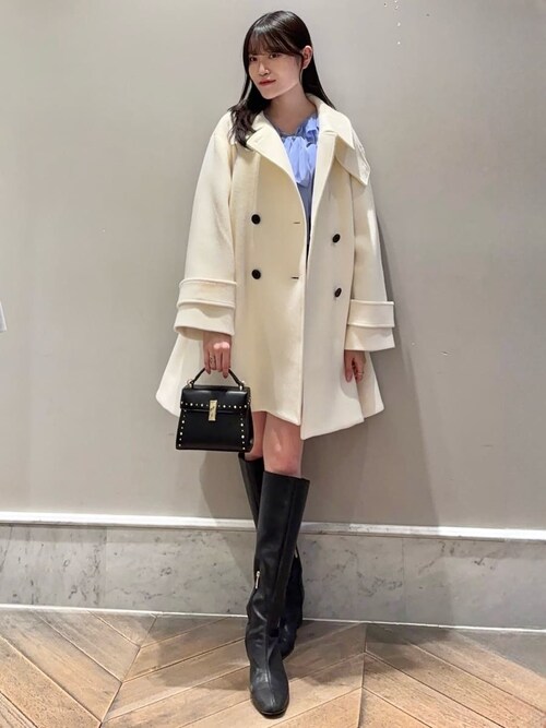 セール】Aラインウールミドルコート（ピーコート）｜CELFORD（セル