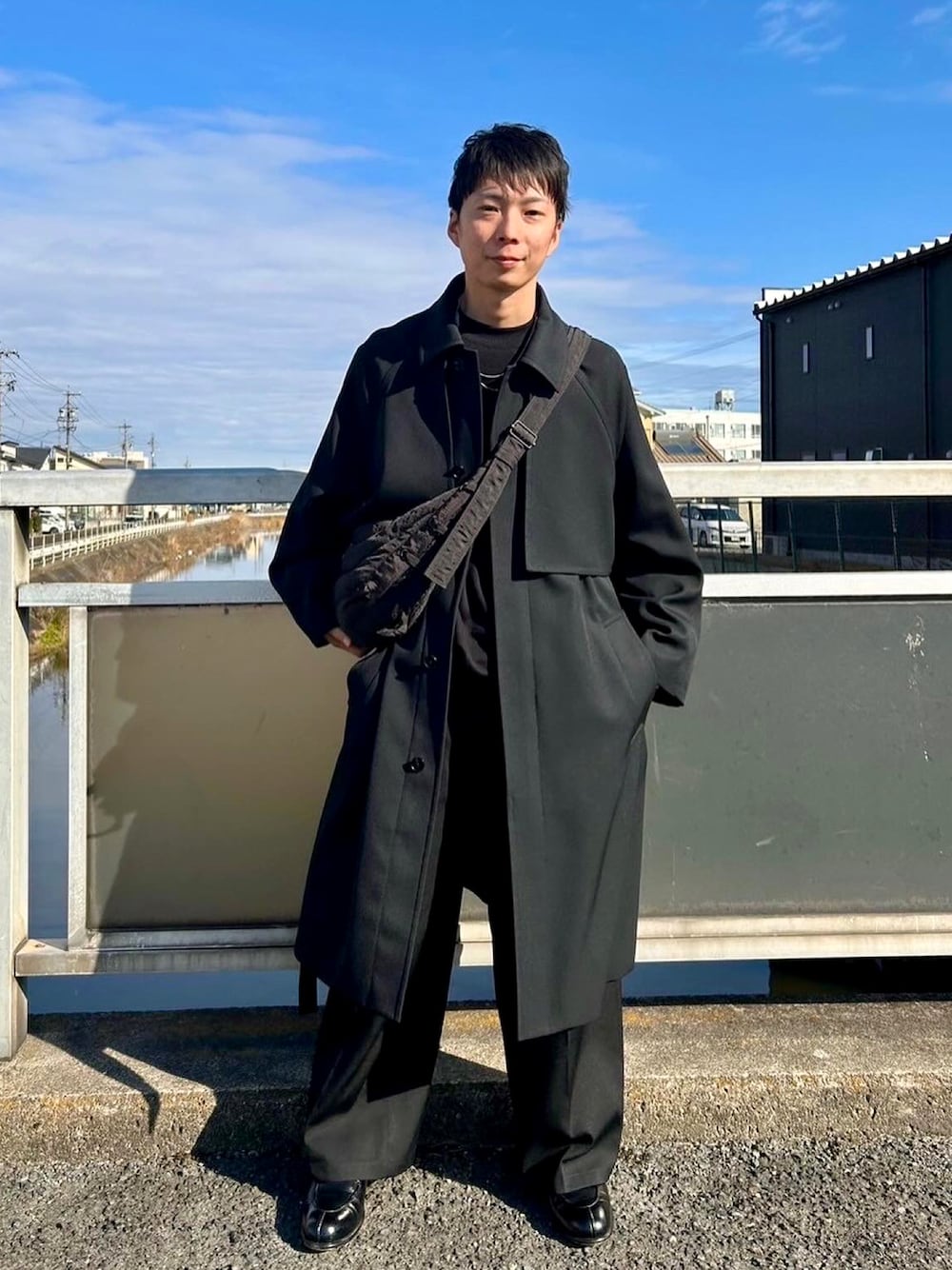 JIL SANDERのトレンチコートを使ったメンズ人気ファッション