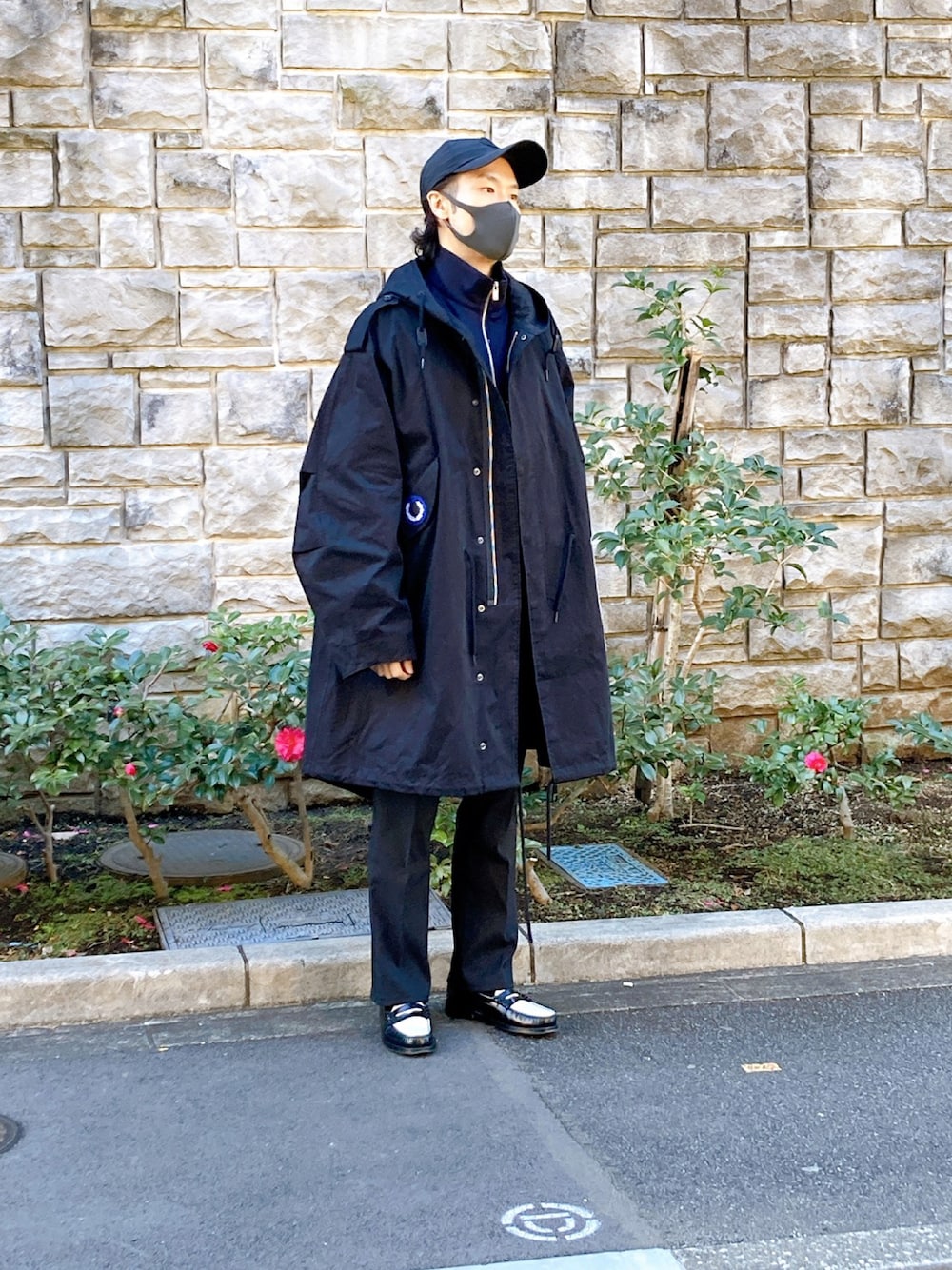 Dr SAKU｜FRED PERRYのモッズコートを使ったコーディネート - WEAR