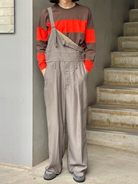 saby/サバイ/TUCK BAGGY OVA-VISCOSE WOOL TWILL-別注/タックバギー