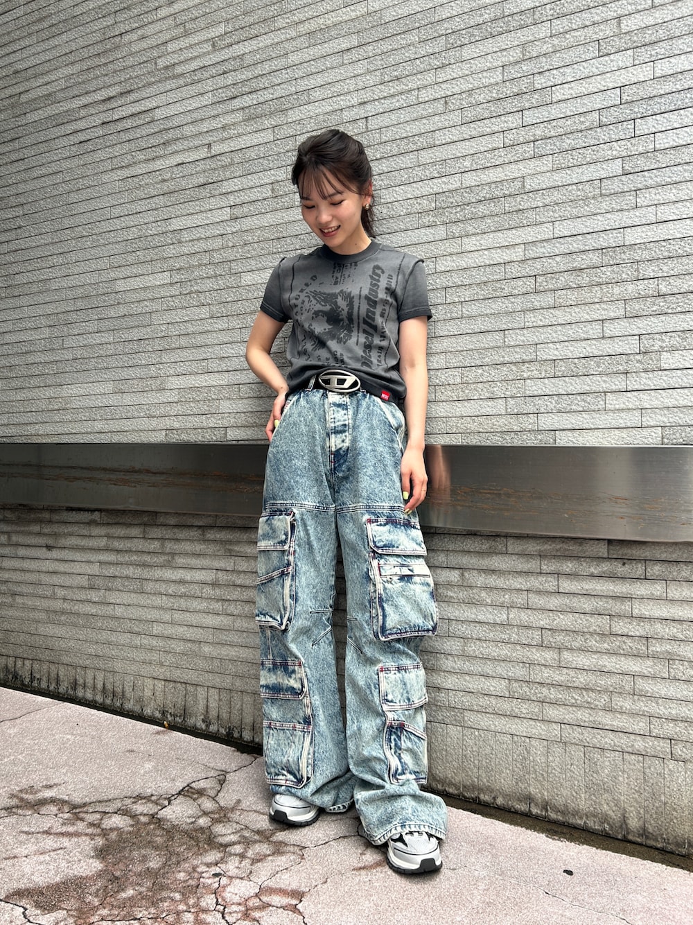 DIESEL（ディーゼル）の「SS23 レディース デニム カーゴパンツ ルーズ