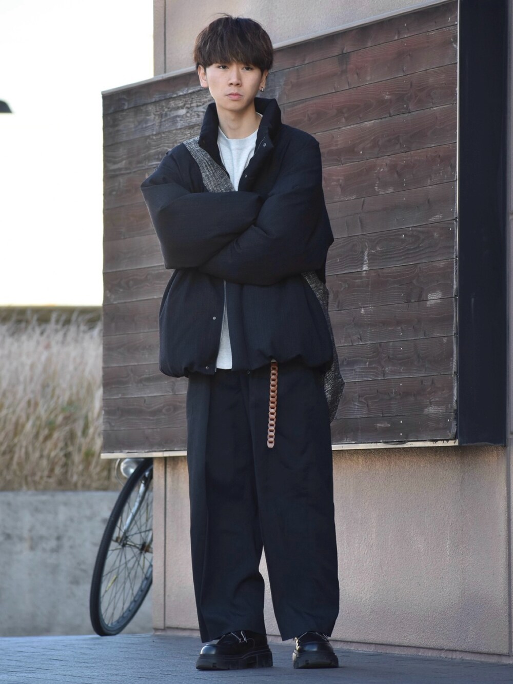 Satoshi｜LIDNMのダウンジャケット/コートを使ったコーディネート - WEAR