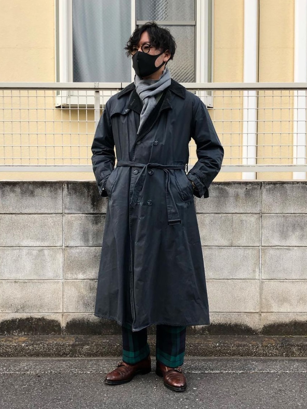 pata92｜Barbourのトレンチコートを使ったコーディネート - WEAR