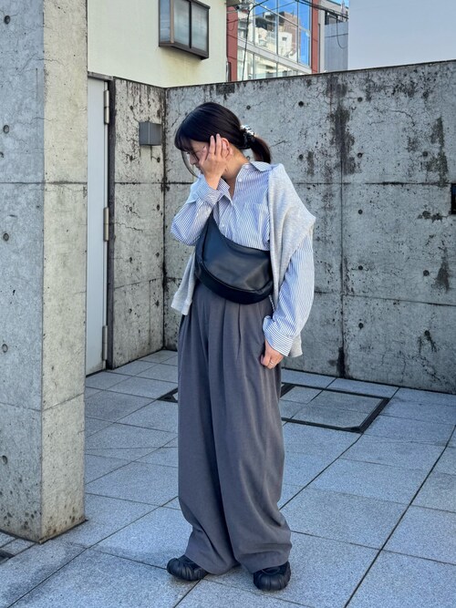 ソフトレザーラウンドショルダーバッグ(CE-1326)（ショルダーバッグ