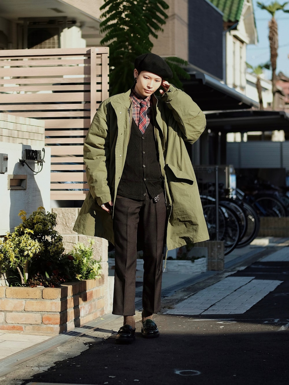 Tsuguya/KwonSaya｜MONO-MARTのモッズコートを使ったコーディネート - WEAR