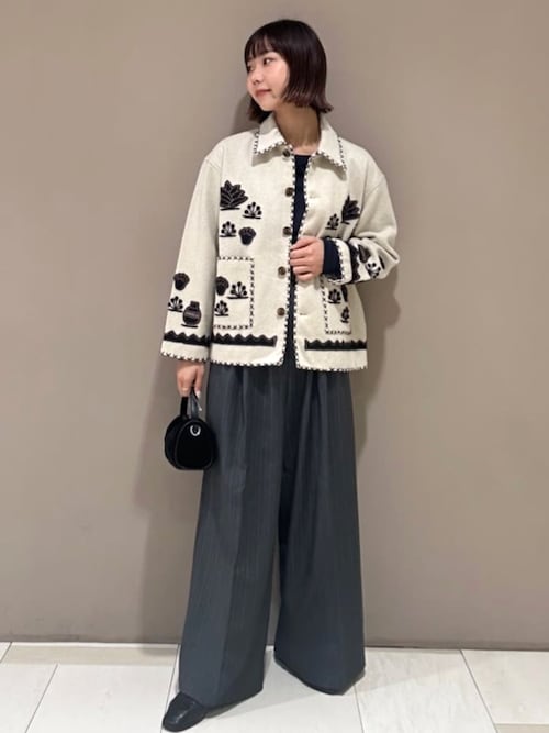 セール】Freada/フリーダ インド刺繍 ウール メキシカン ジャケット