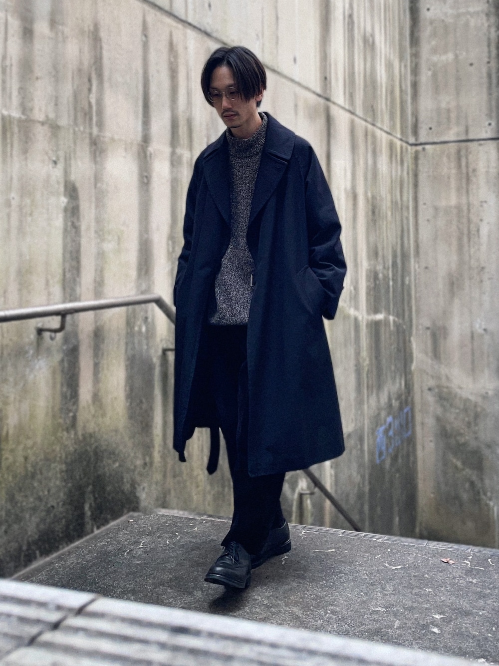 COMOLI コモリ comoli 18aw ウールサージ タイロッケンコート