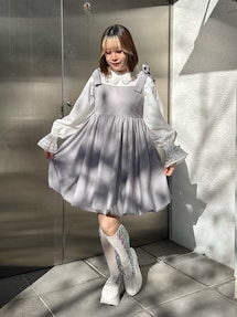 リボンバルーンミニワンピース｜メリージェニー（merry jenny）公式