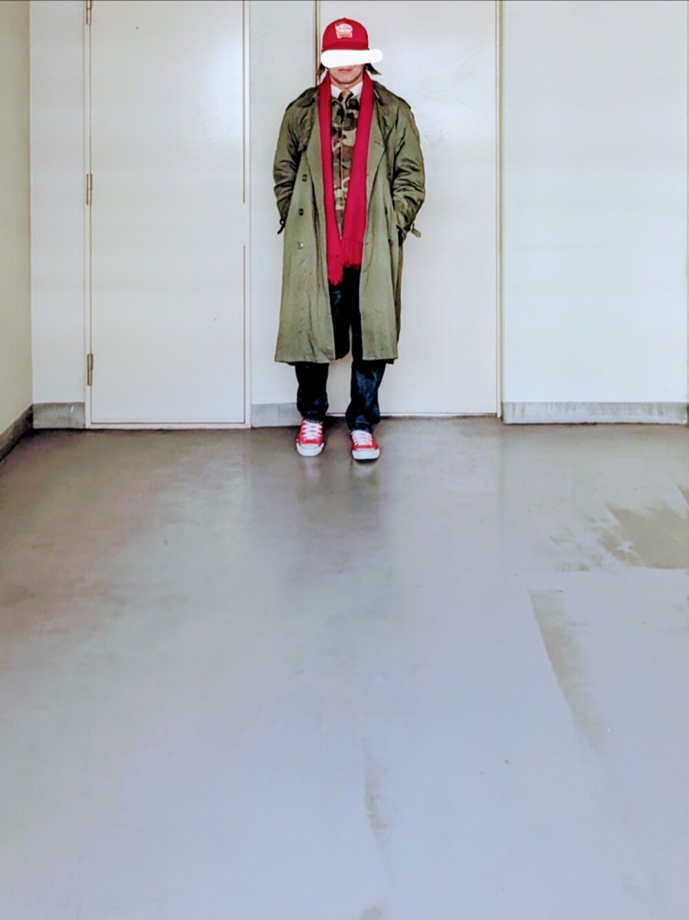 Yves Saint Laurent トレンチコート 52 ダークグリーン Yves Saint