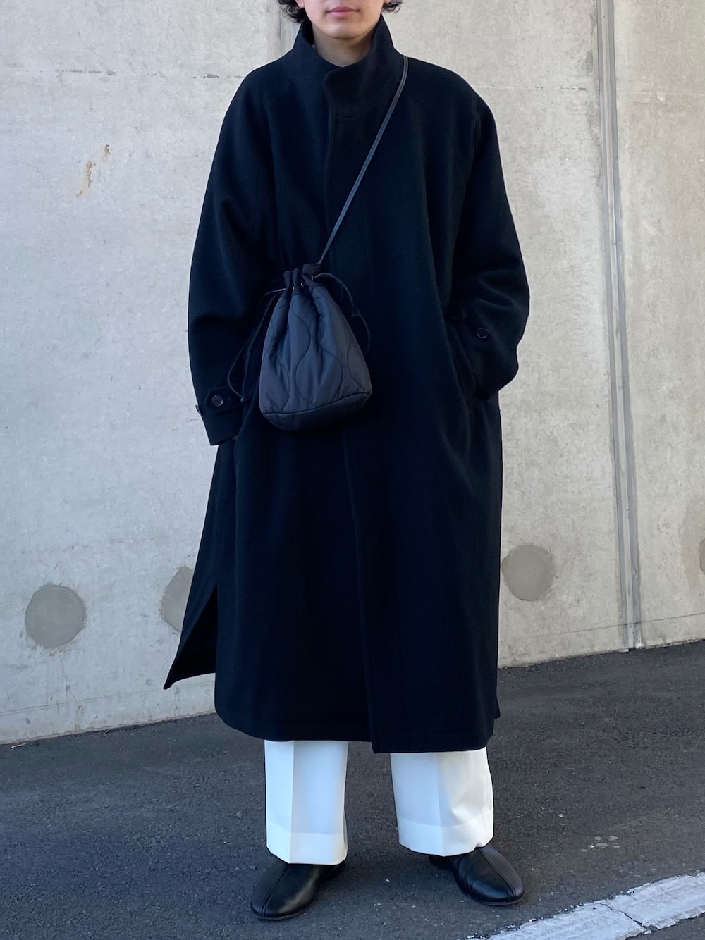 ONE fifth/ワンフィフス KNIGHT/ロングスタンドカラーコート/スタンド