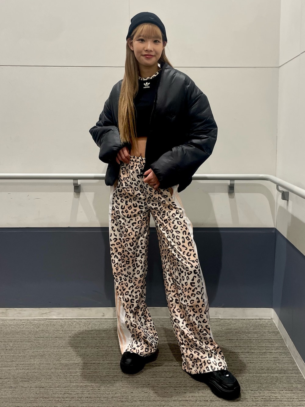 アディカラー ショートビーニー、アディダス オリジナルス レオパード