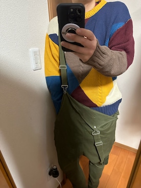 glamb（グラム）の「Corduroy big overall / コーデュロイビッグ