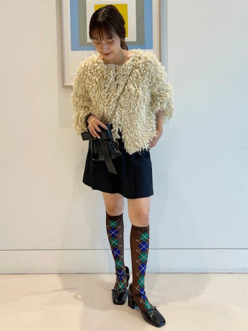 セール】ミックス ループ編み ニット ジャケット（ニット/セーター