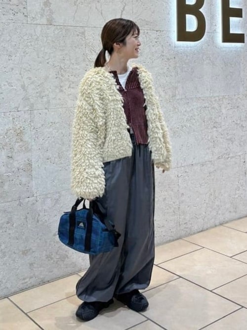 セール】ミックス ループ編み ニット ジャケット（ニット/セーター