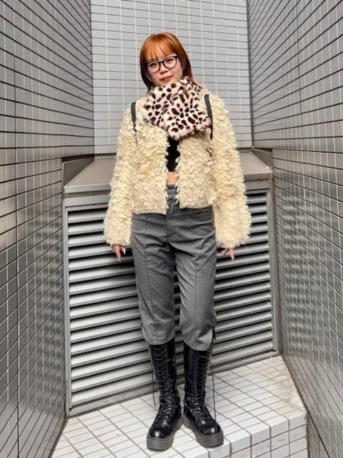 セール】ミックス ループ編み ニット ジャケット（ニット/セーター