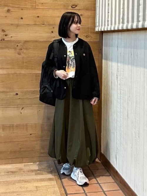 DANTON / ノーカラー フリース ジャケット（ノーカラージャケット