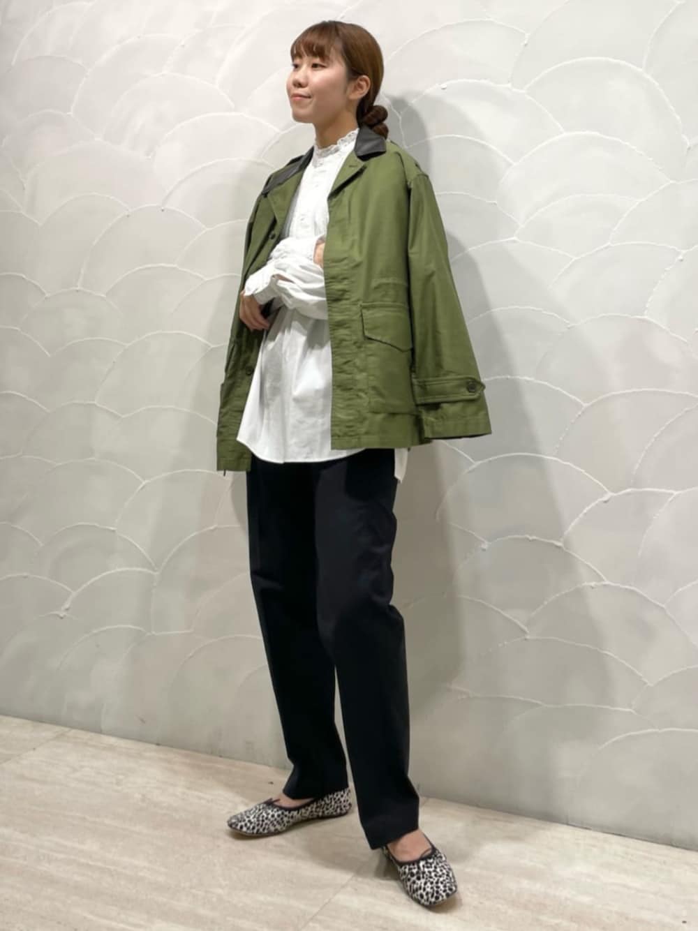 MACPHEE（マカフィー）の「スラブバックサテン ミリタリージャケット