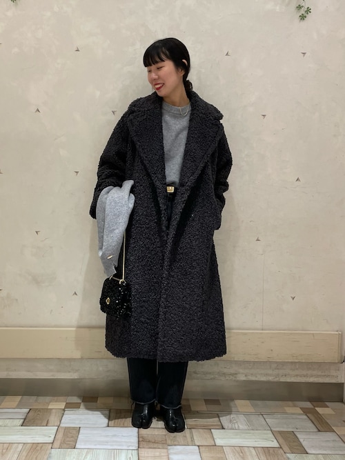 セール】フェイクテディファーロングコート（その他アウター