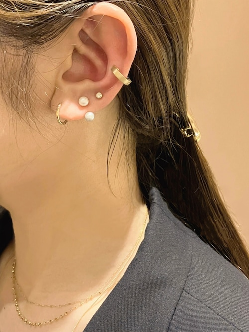 ete（エテ） ピアス K18YG フープ ピアス レディース : ZOZOTOWN Yahoo