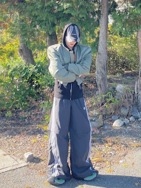 Adilenium シーズン 2 オーバーサイズ ジップオフトラックパンツ