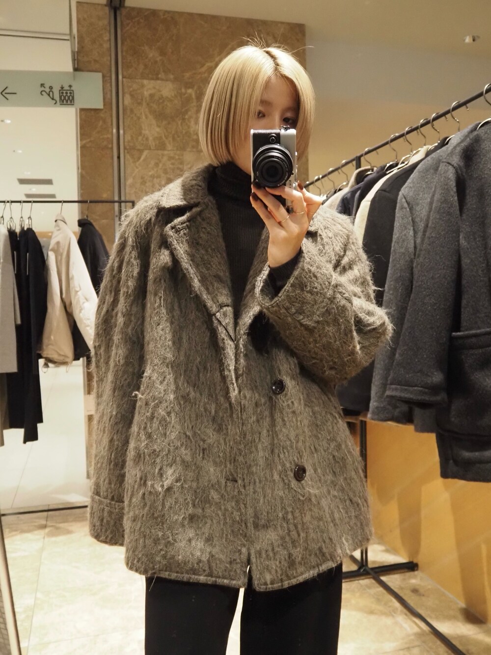 LA PEAU DE GEM】raglan coat/ラグランコートを使った人気ファッション