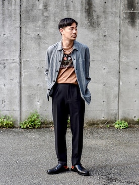 COMME des GARCONS HOMMEのカバーオールを使った人気ファッション