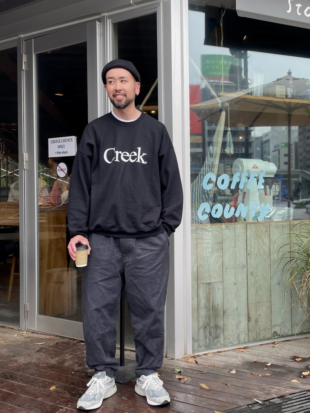 takumic｜creek angler's deviceのスウェットを使ったコーディネート