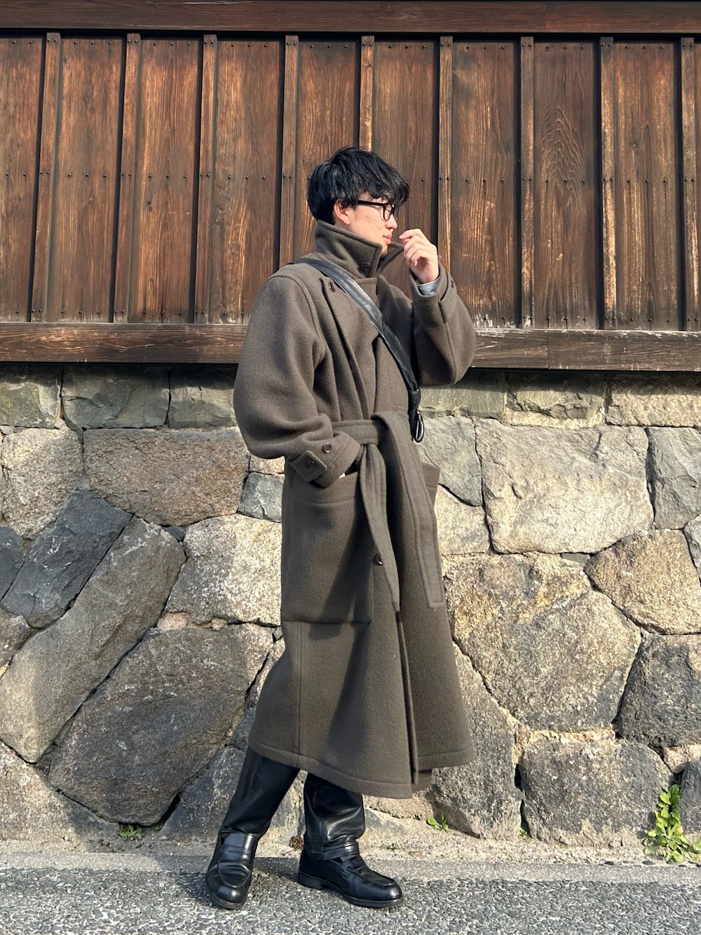 23AW⁄WRAP ルメール ラップコート ピーコート COAT⁄ラップコート⁄M