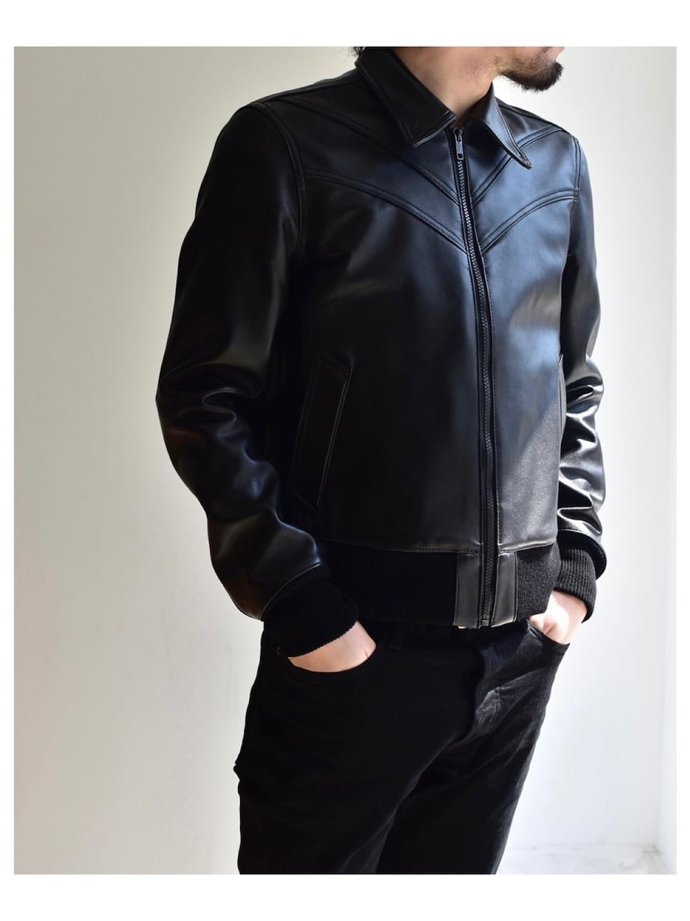 MINEDENIM（マインデニム）の「Sheep Leather Zipup JKT（その他