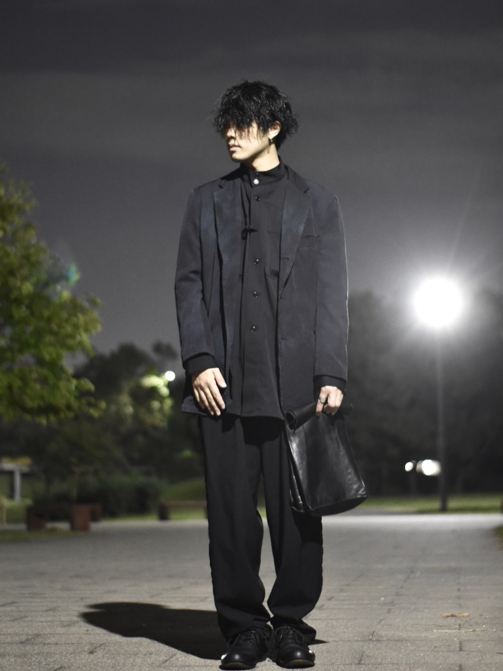 立花｜Yohji Yamamoto POUR HOMMEのテーラードジャケットを使った