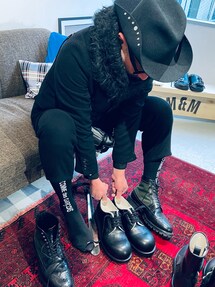 LAD MUSICIANのマフラーを使った人気ファッションコーディネート - WEAR