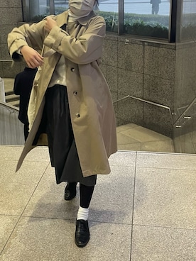 shi｜MARGARET HOWELLのステンカラーコートを使ったコーディネート - WEAR