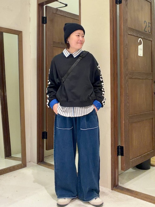 クロシェコンビプルオーバー（スウェット）｜niko and（ニコアンド