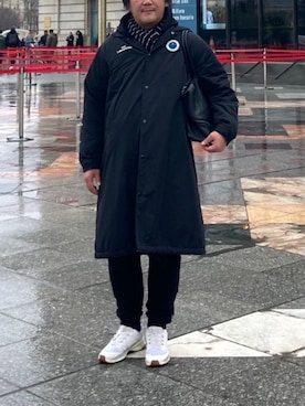 UNDERCOVERのステンカラーコートを使った人気ファッション