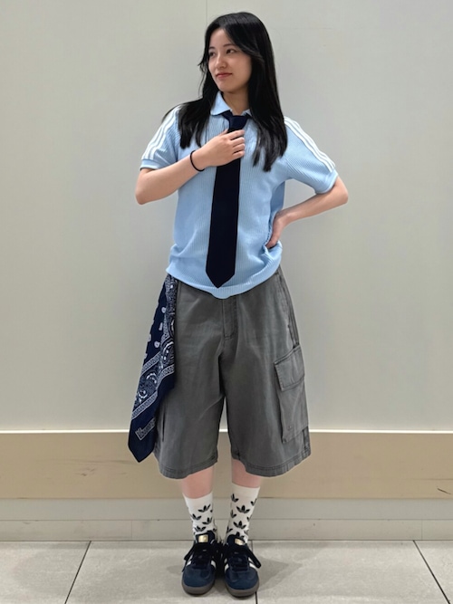 adidas（アディダス） ポロシャツ オリジナルス ワッフル ニット