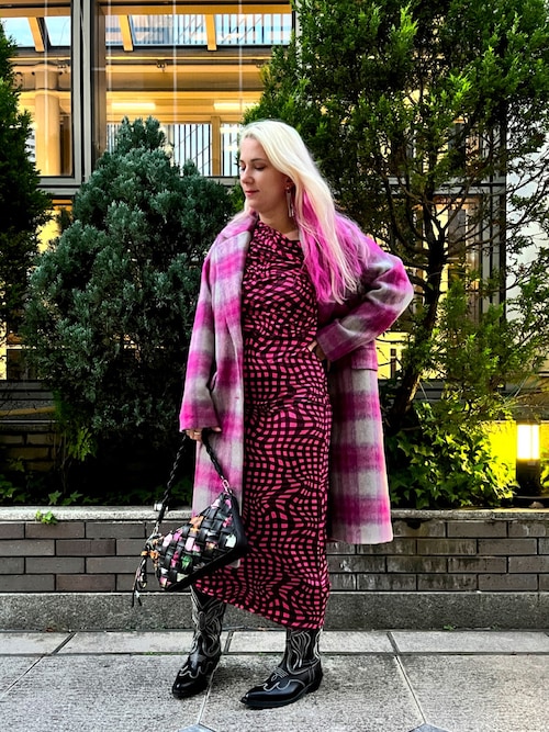 Desigual（デシグアル） コート チェスターコート チェック柄 オーバー