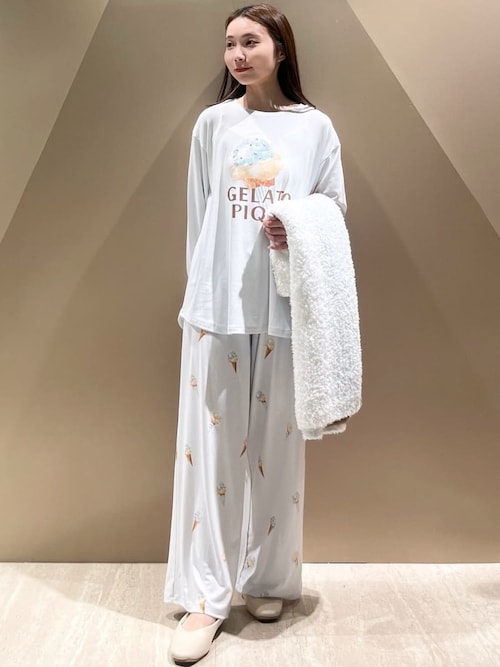アイスワンポイントロンT（ルームウェア/パジャマ）｜gelato pique