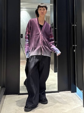 エヴァンゲリオンコラボ】A.T.フィールドカーディガン(HARE)を使った