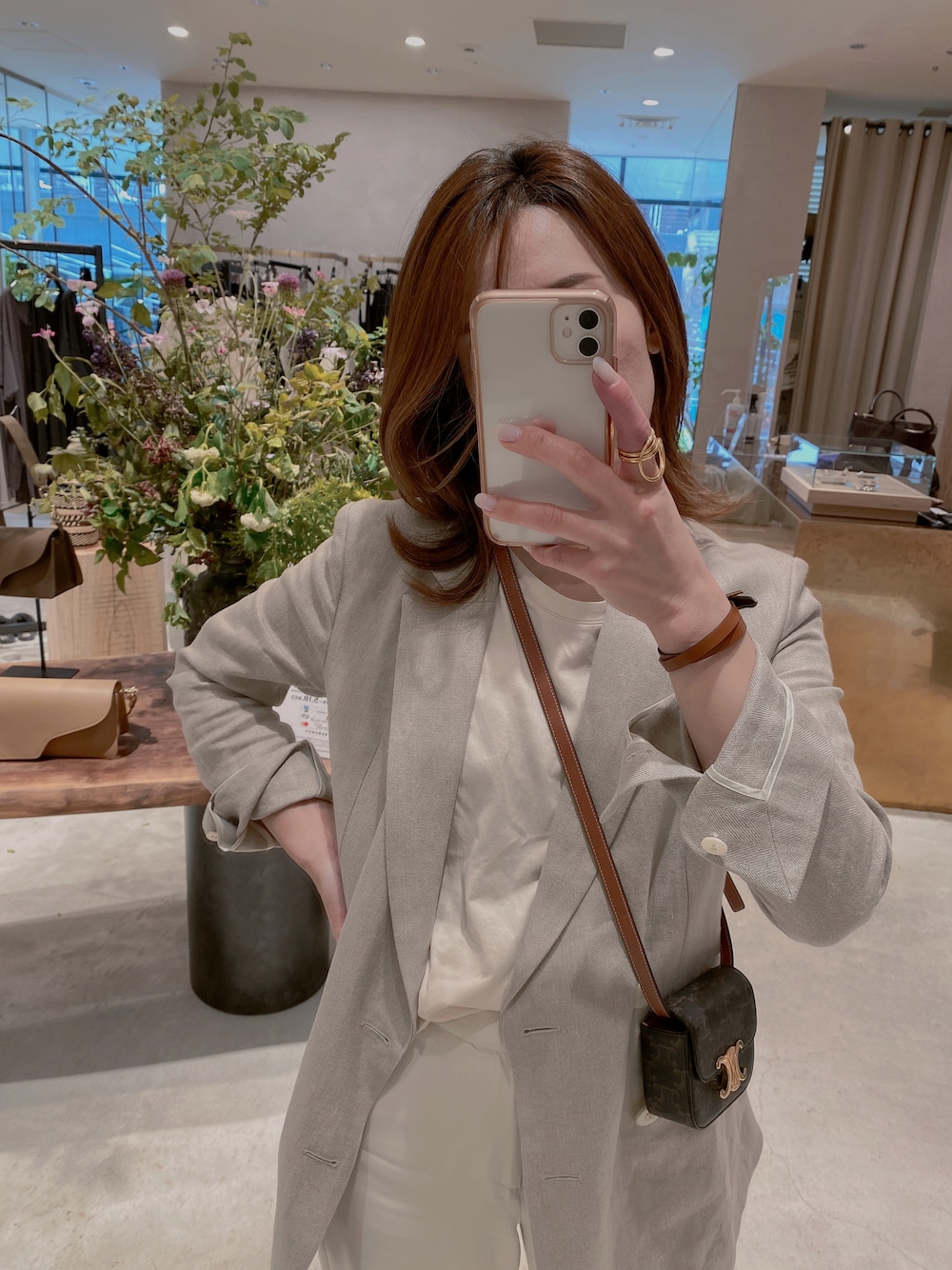 Chaos(カオス)/≪新色予約≫【セットアップ】リネンヘリンボン