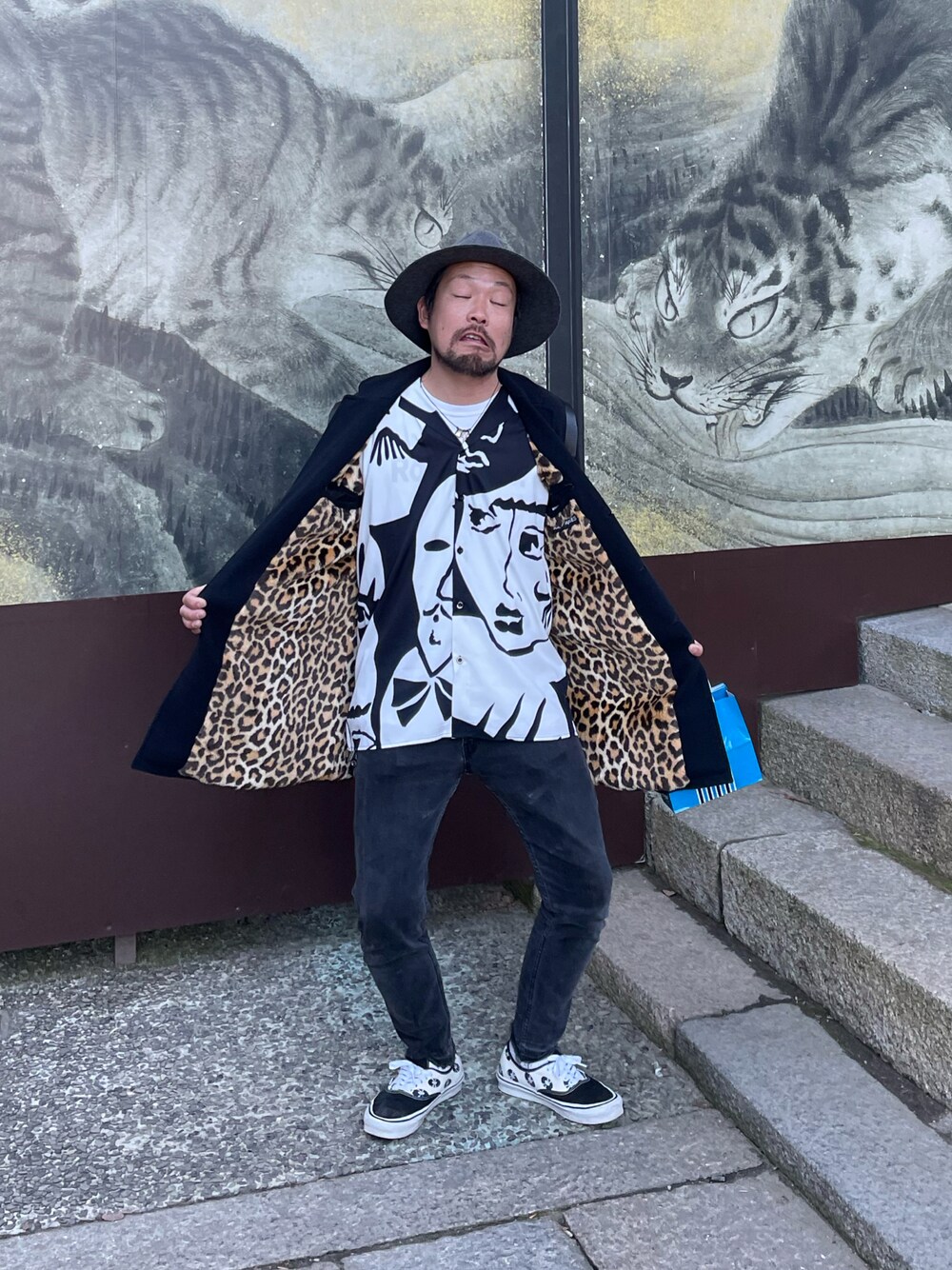 WACKO MARIAのチェスターコート（ブラック系）を使った人気