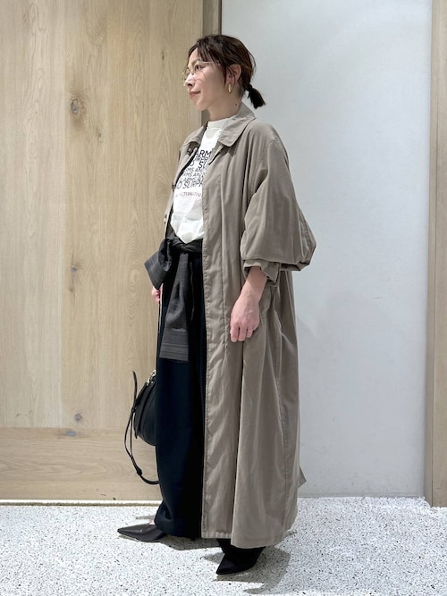 Curensology（カレンソロジー） トレンチコート コート /ピーチ