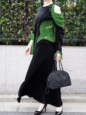 mame（マメ）の「Mame Kurogouchi（マメ クロゴウチ） フローラル