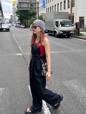 オールインワン・サロペットを使った「Bibiy」の人気ファッション