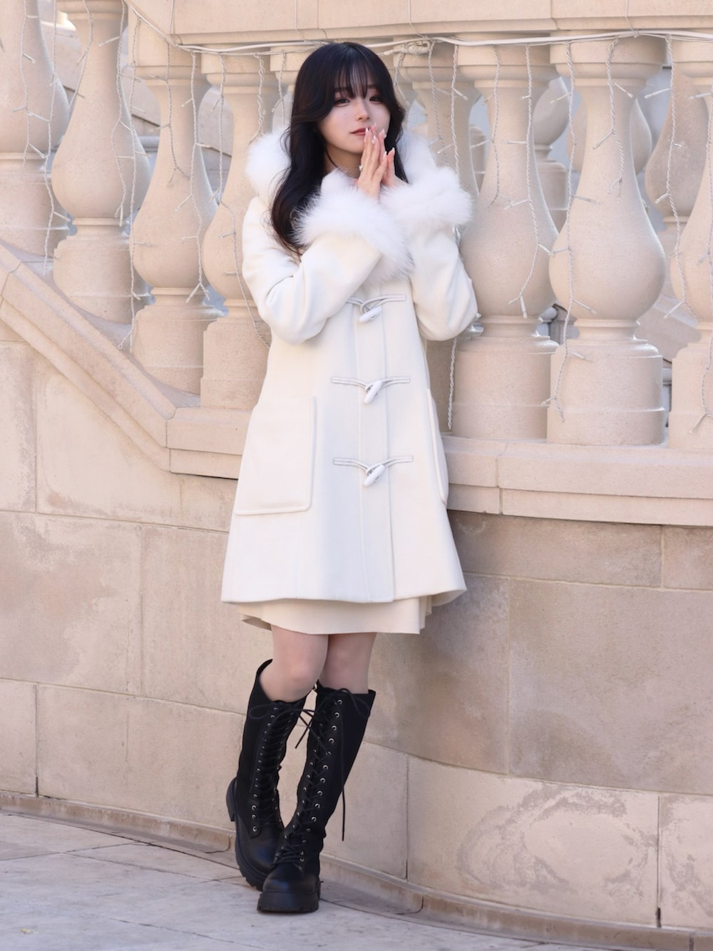 poyo｜TITTY&CO.のダッフルコートを使ったコーディネート - WEAR